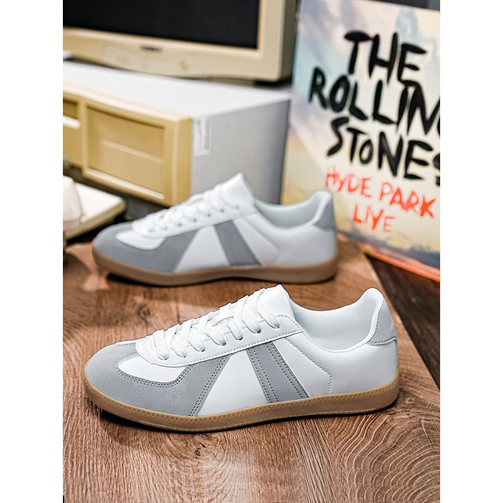 Sapatos masculinos da moda de tamanho grande de outono 48 tênis de nicho 47 estilo Hong Kong sapatos de treinamento alem