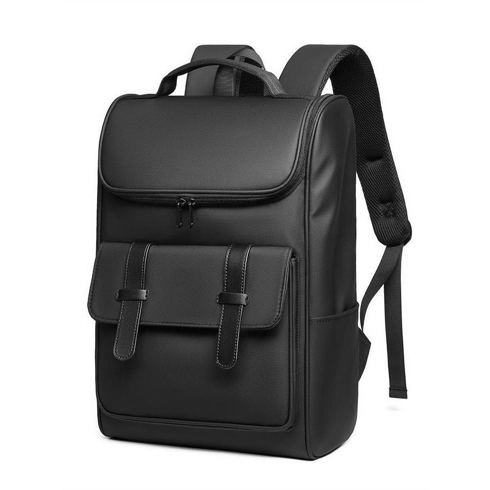 High-end commuter mochila masculina de couro commuter high-end sentimento 53cm computador negócios saco escolar de grand