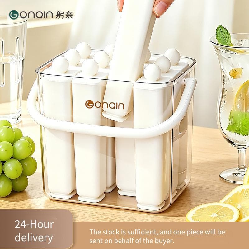 Bandeja De Gelo De Silicone Portátil Bloco Longo Fabricante Molde Fácil De Desmoldar Caixa De Ferramenta De Fabricação C