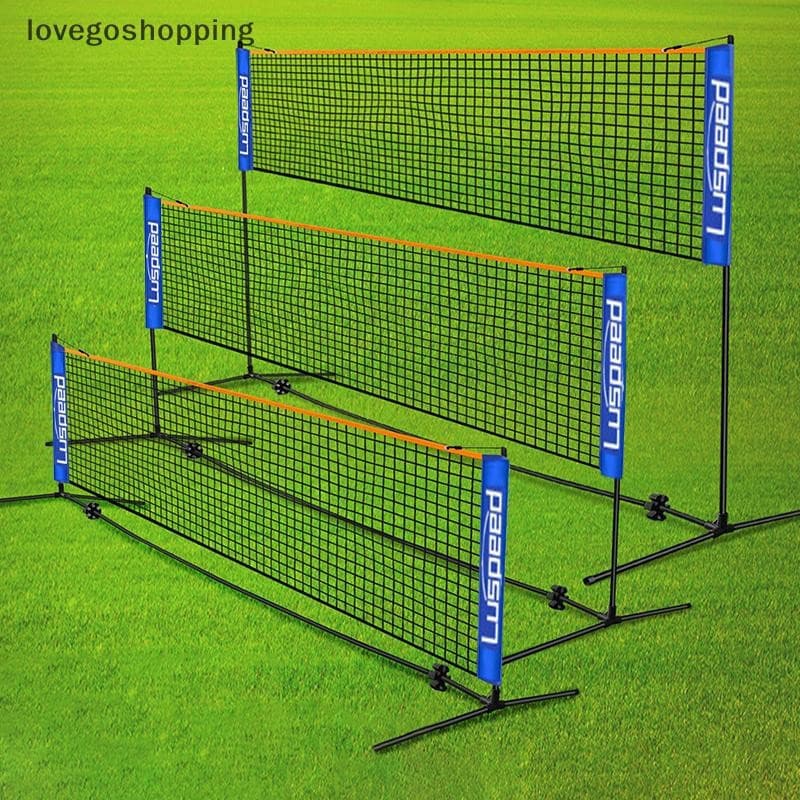 [lovego] Rede Portátil Dobrável Padrão Para Badminton , Esportes Internos E Externos , Vôlei , Tênis , Treinamento , Red