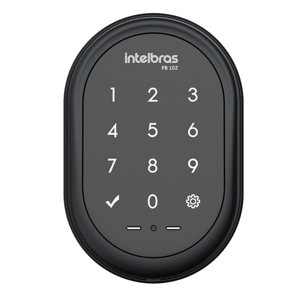 Fechadura Digital Eletrônica de Sobrepor FR 102 Intelbras - Preto
