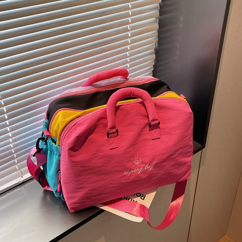 Viagem Outing portátil saco de viagem feminino grande capacidade Diagonal esportes Yoga Fitness portátil influenciador s