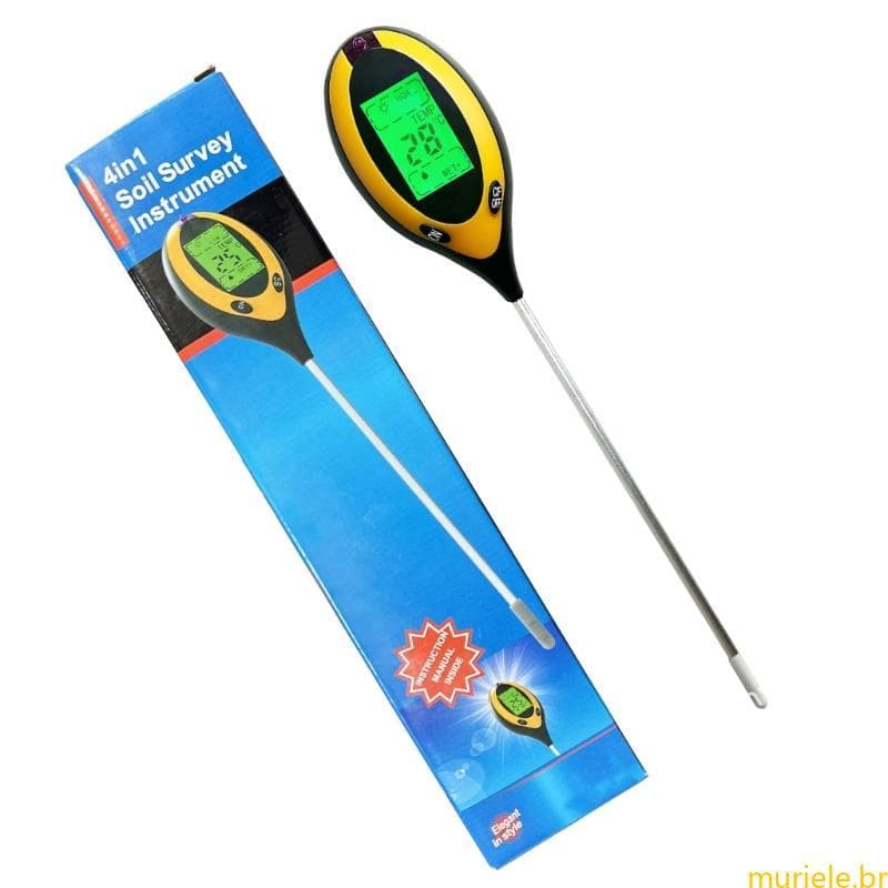 Mur Profissional Medidor Testador Para Umidade Temperatura Luz Solar Planta Jardinagem Instrumento Exame Acce