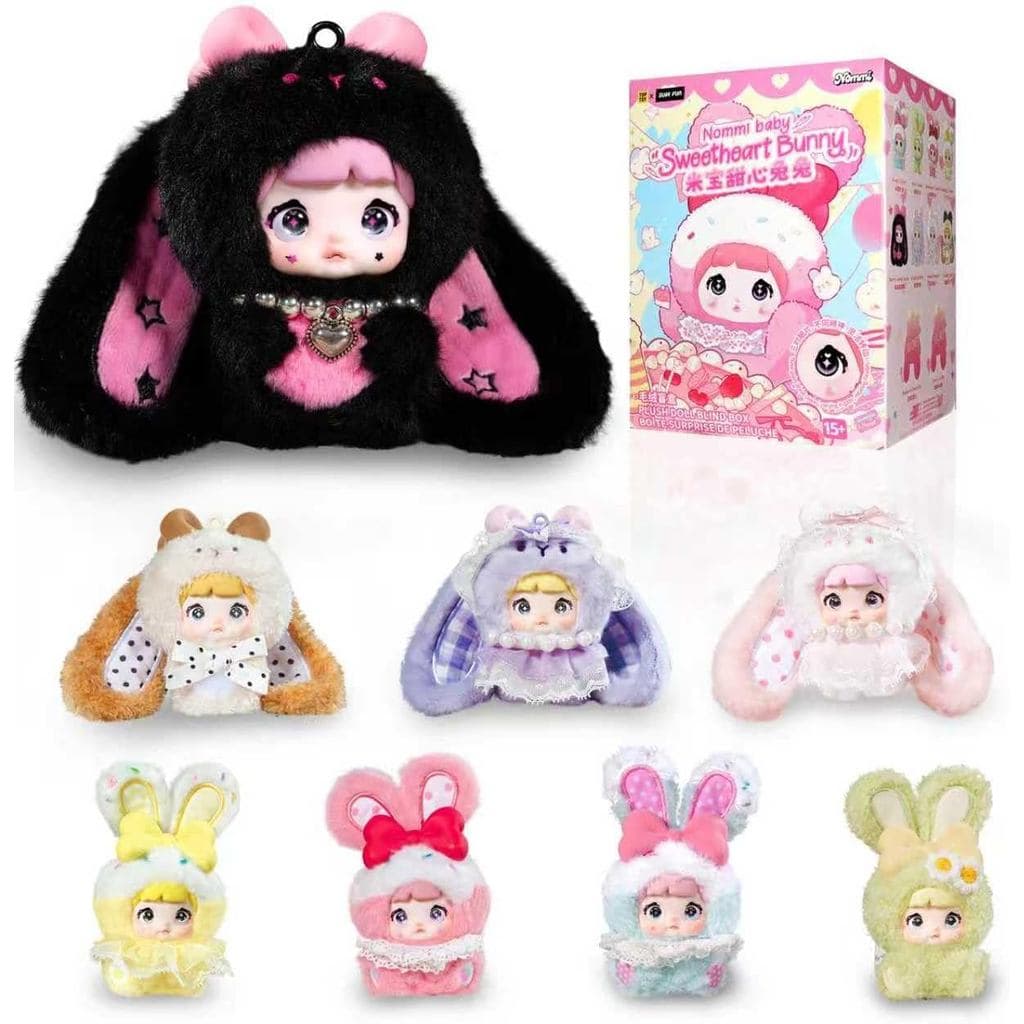 Caixa Surpresa de Pelúcia, Boneca de Pelúcia Surpresa da Série Nommi Baby Sweetheart Bunny 1PC, Brinquedos de Pelúcia de