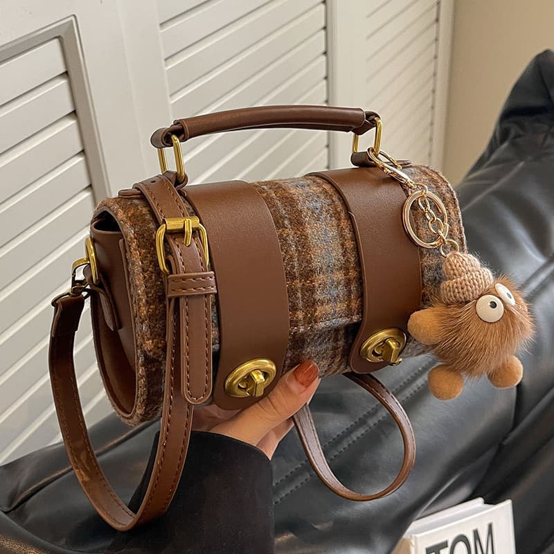 bolsa feminina bolsa transversal feminino Boston bolsa pequena feminina All-Match 2024 novo estilo bolsa mensageiro de u