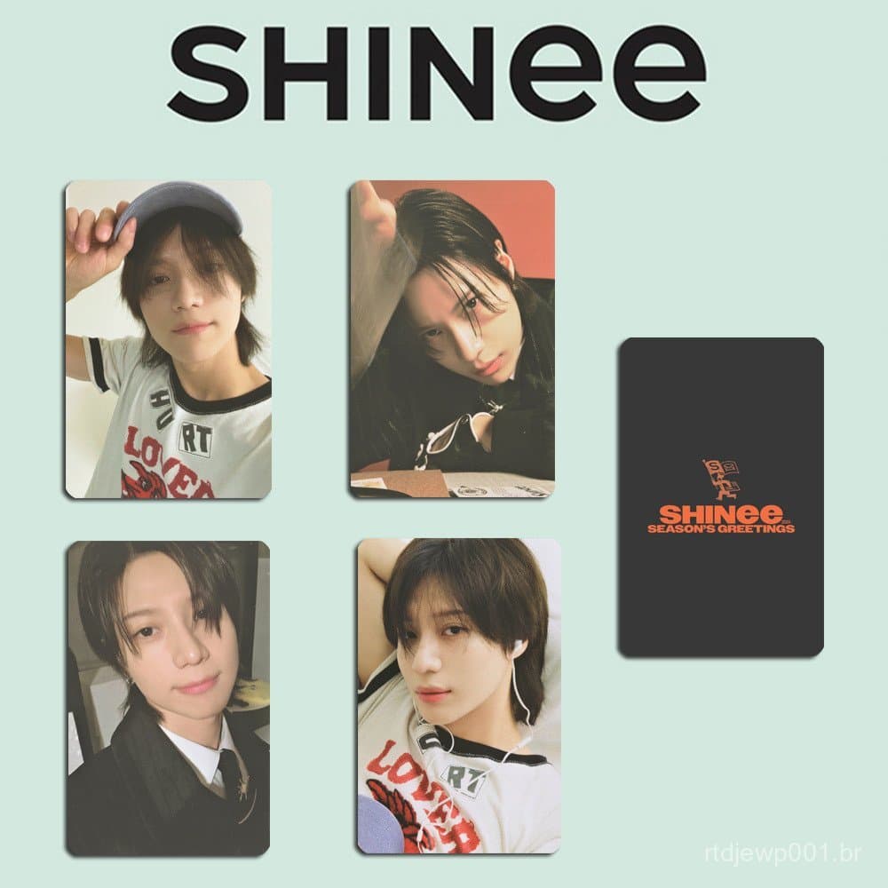 Mercadoria combinada SHINee Cartão fotográfico aleatório Taemin Taemin Photocard GREETS DA TEMPORADA