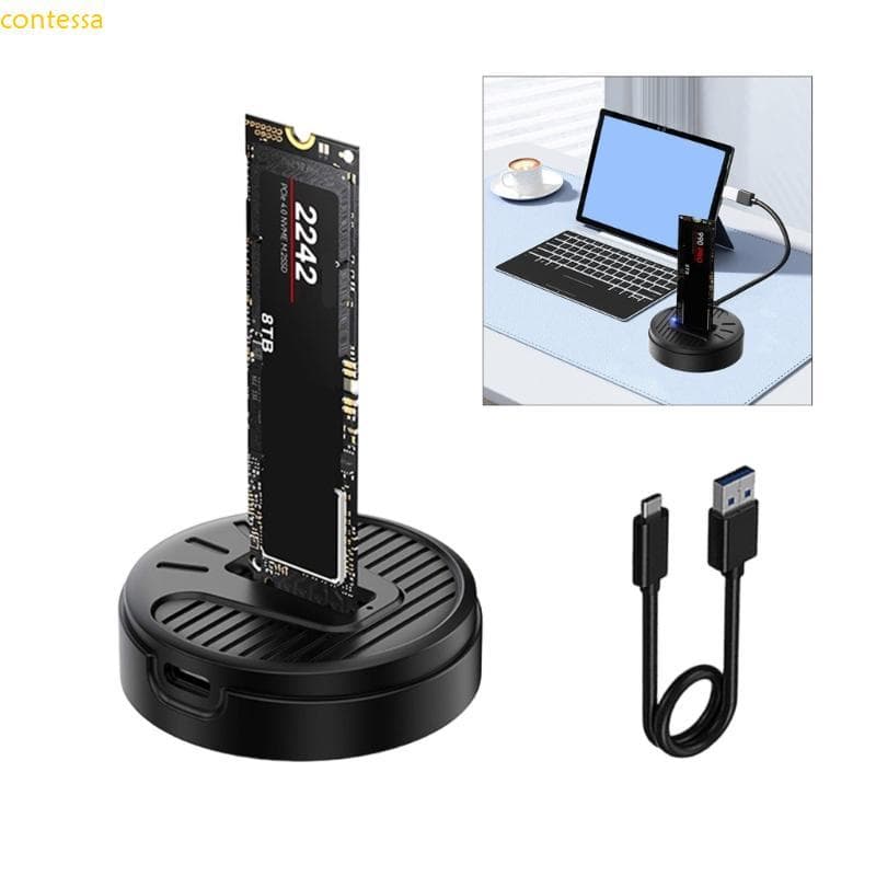 contessa Type C 10Gbps M 2 NVMe Gabinete Disco Rígido Caixa