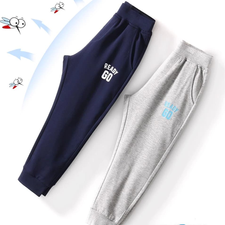 2024 novo estilo roupas infantis meninos calças outono médio grande calças esportivas infantis Casual Sweatpants calças