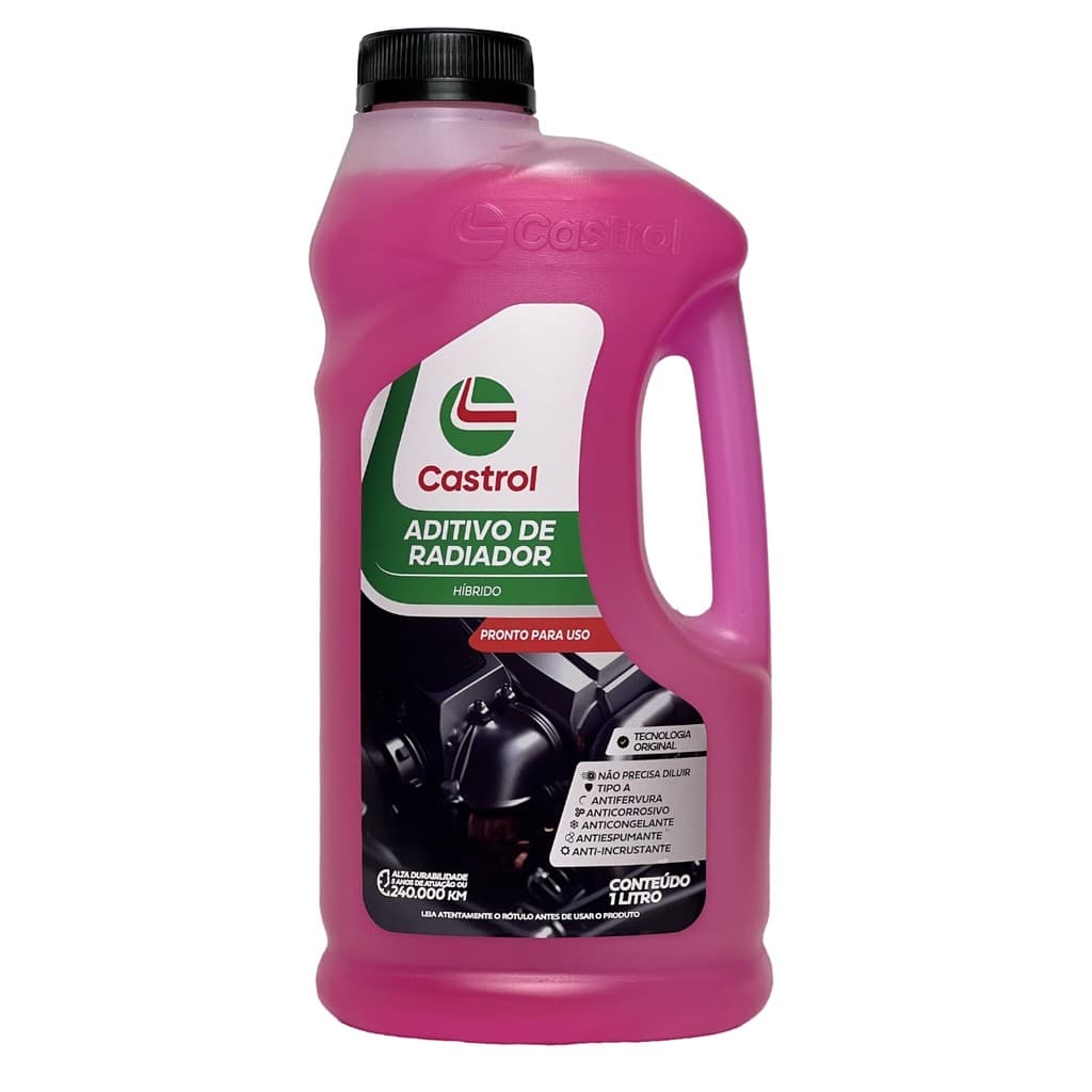 ADITIVO RADIADOR PRONTO USO HÍBRIDO ROSA 1L CASTROL