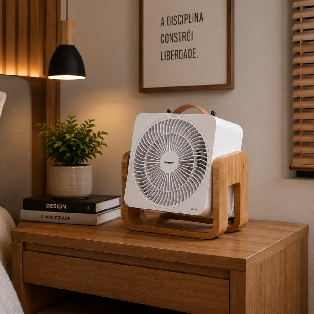 Circulador Cubics Spirit Branco Caramelo 127v