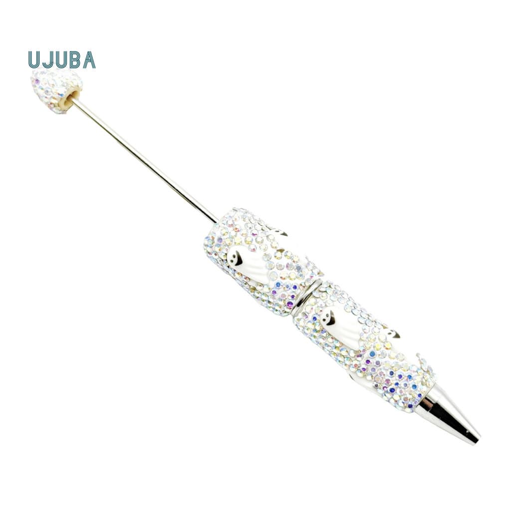 Material De Escritório UJ.B Halloween , Caneta De Gel De Abóbora Com Strass Escrita Suave Para Estudantes
