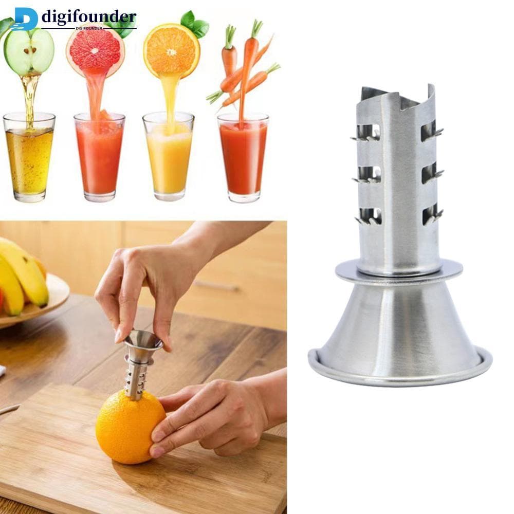 DIGIFOUNDER Espiral De Aço Inoxidável Manual Espremedor Mão Limão Laranja Doméstico Ferramenta Suco Frutas Cítricas R4V3