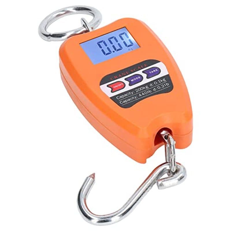 Balança Digital Suspensa , 200kg , Portátil Display LCD Para Oficina De Pesca , Uso Doméstico , Multifuncional , Rolamen