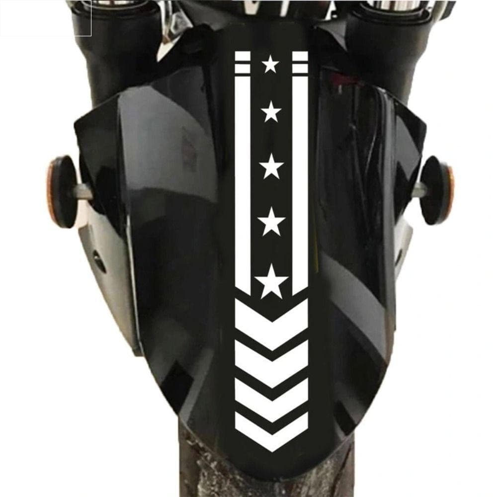 Motocicleta Fender Adesivos Scooter Reequipamento Decalques Moto Acessórios Decorativos Fita