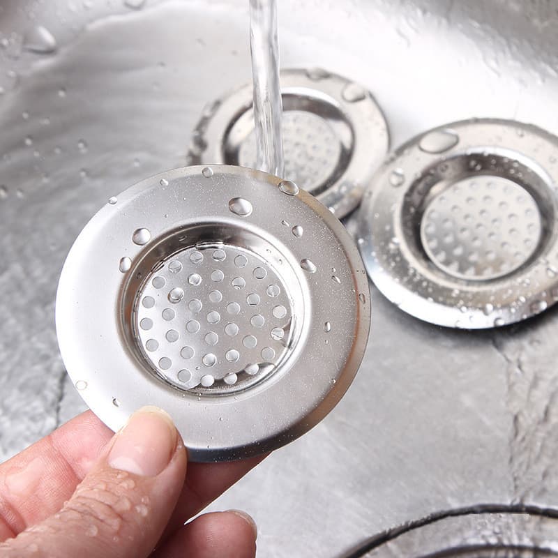 Pia da cozinha lavatório filtro malha funil pia lavatório de aço inoxidável dreno esgoto filtro malha folha aço