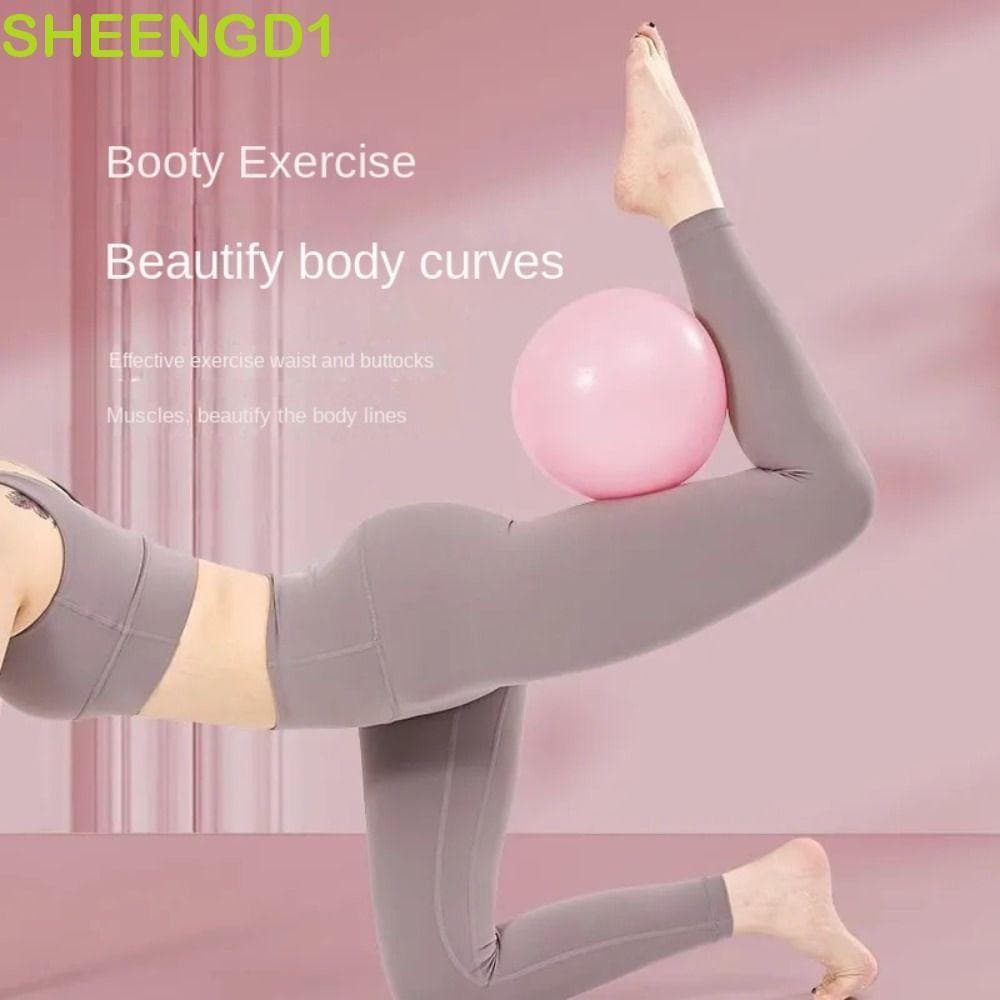 SHEENGD1 Bola De Ioga , Mini Pilates Em PVC Para Exercícios , Fitness Espessada Resistente Ao Deslizamento De 25 Cm