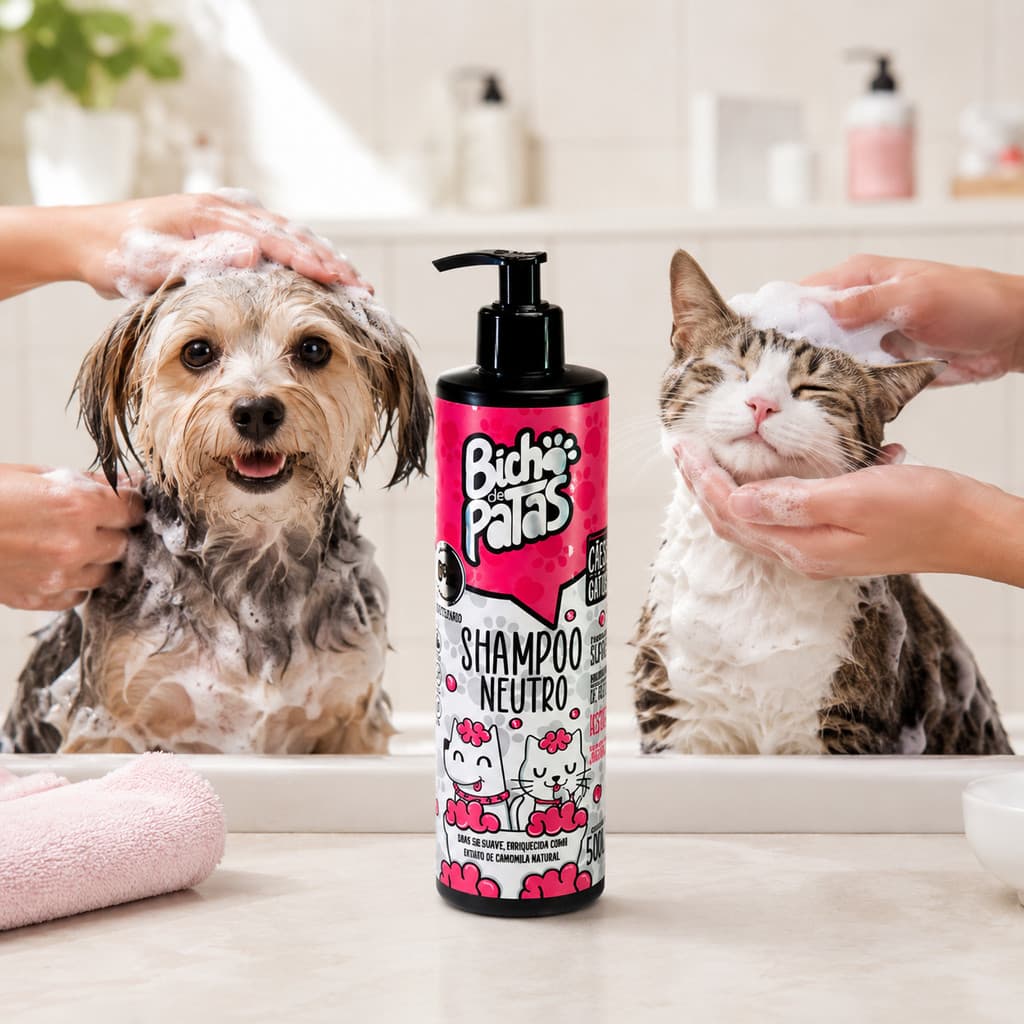 Shampoo para Cães e Gatos Neutro Brilho 500ml