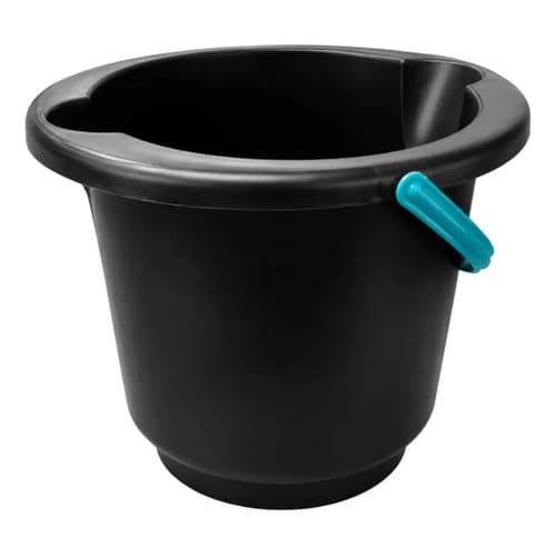 Balde Preto 15 Litros Grande Uso Geral Casa Balde de Aguá Eco Premium XPLAST