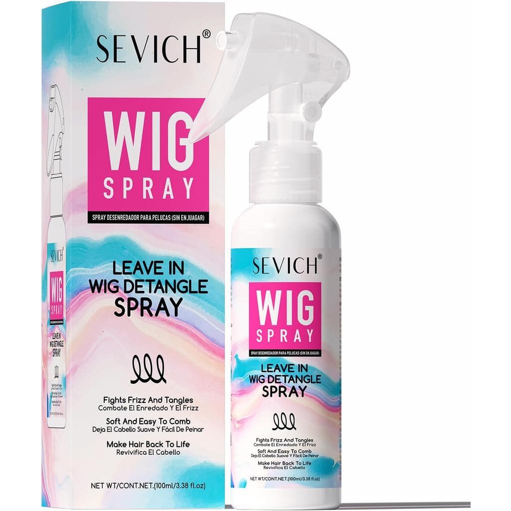 Spray para Perucas Gowwim, Spray de Cuidado Sem Enxágue para Perucas – Pode Desembaraçar Nós, Reduzir o Acúmulo de Cabel