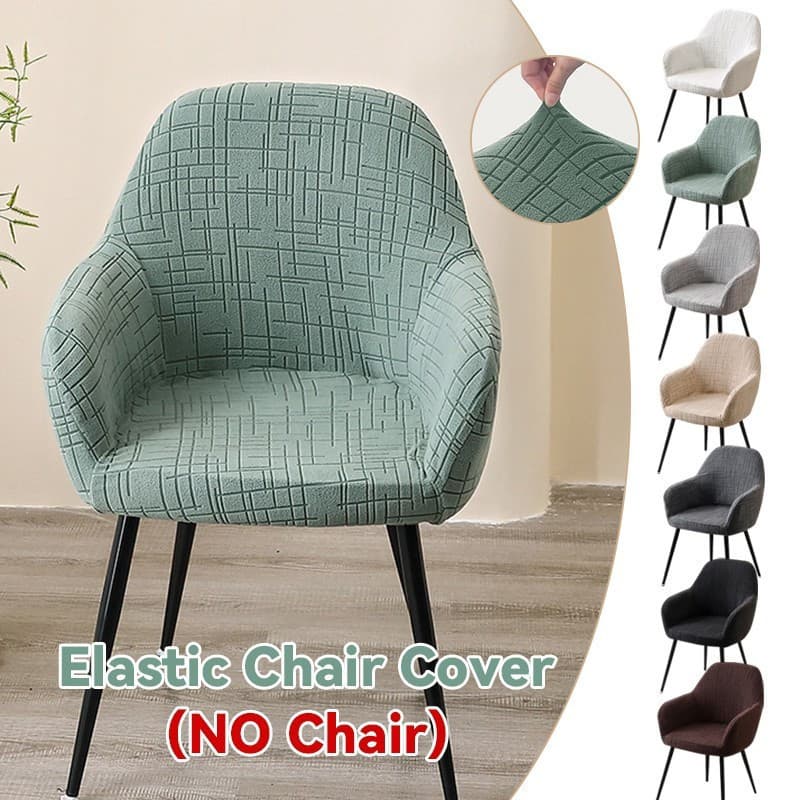 Capa Protetora Elástica para Cadeira de Jantar e Poltrona, Encosto Curvado Confortável, Design Minimalista W9NE PXED