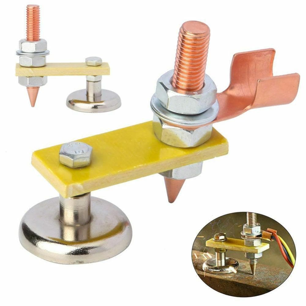 Cabeça De Soldagem TEVO Com Placa De Metal Traseira , Estabilidade Ajustável , 1 Peça , Suporte De Braçadeira À Terra