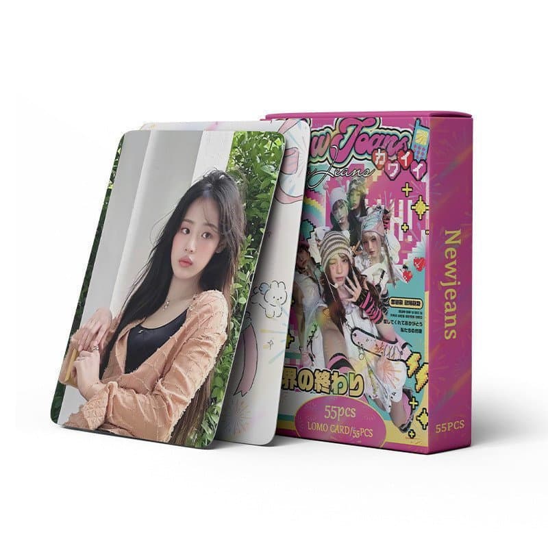 55 Unidades/Conjunto Kpop Idol NEWJEANS lomo Cartões Postais Coleções Para Fãs