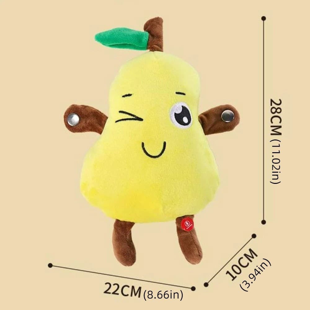 Brinquedo De Pelúcia De Frutas DALTON , Modos De Música Criativos Metrônomo De Indução , Boneca Exclusiva , Jogo Sensori