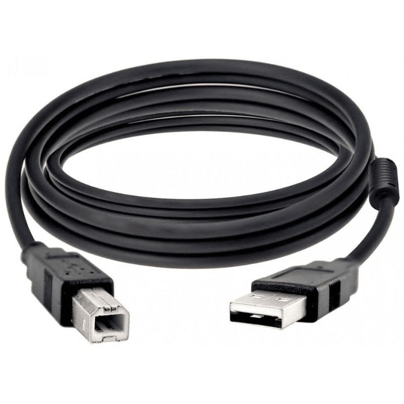Cabo Para Impressora USB AM/BM Com Filtro Reforçado Universal 1.8m