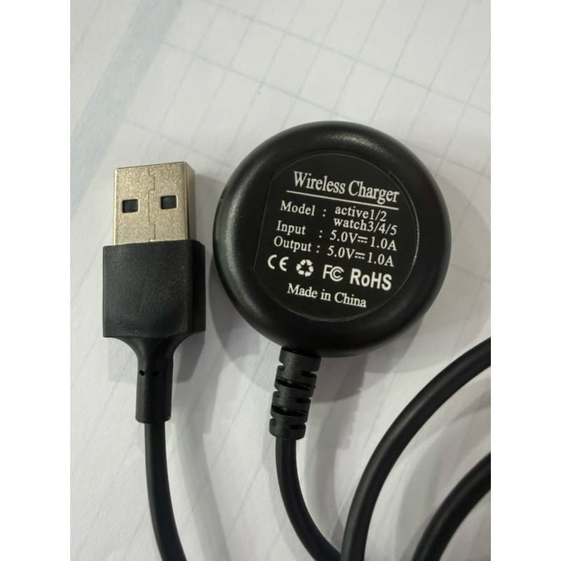 Carregador USB Tipo C PD para Relógio Samsung Galaxy 6/5/Pro/4/3 41mm-47mm Ativo 2