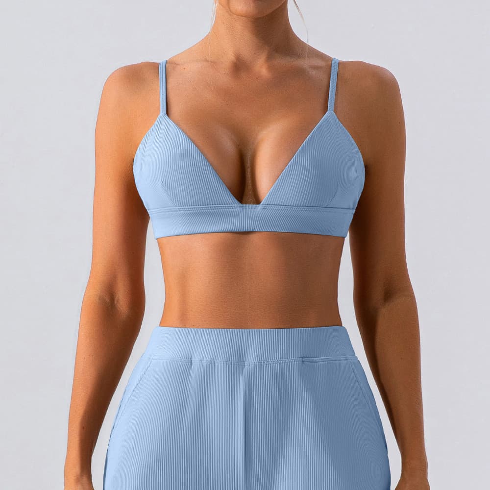 Sutiã de Yoga traseiro reunindo roupa interior esportiva magro de secagem rápida correndo colete de Fitness superior fem