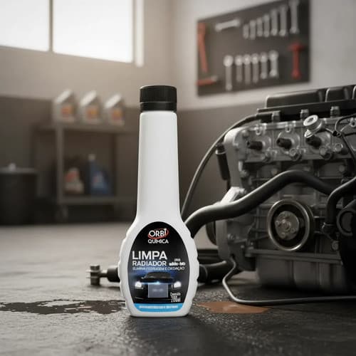 Limpa Radiador Ferrugem Oxidação Arrefecimemento 200ml Orbi