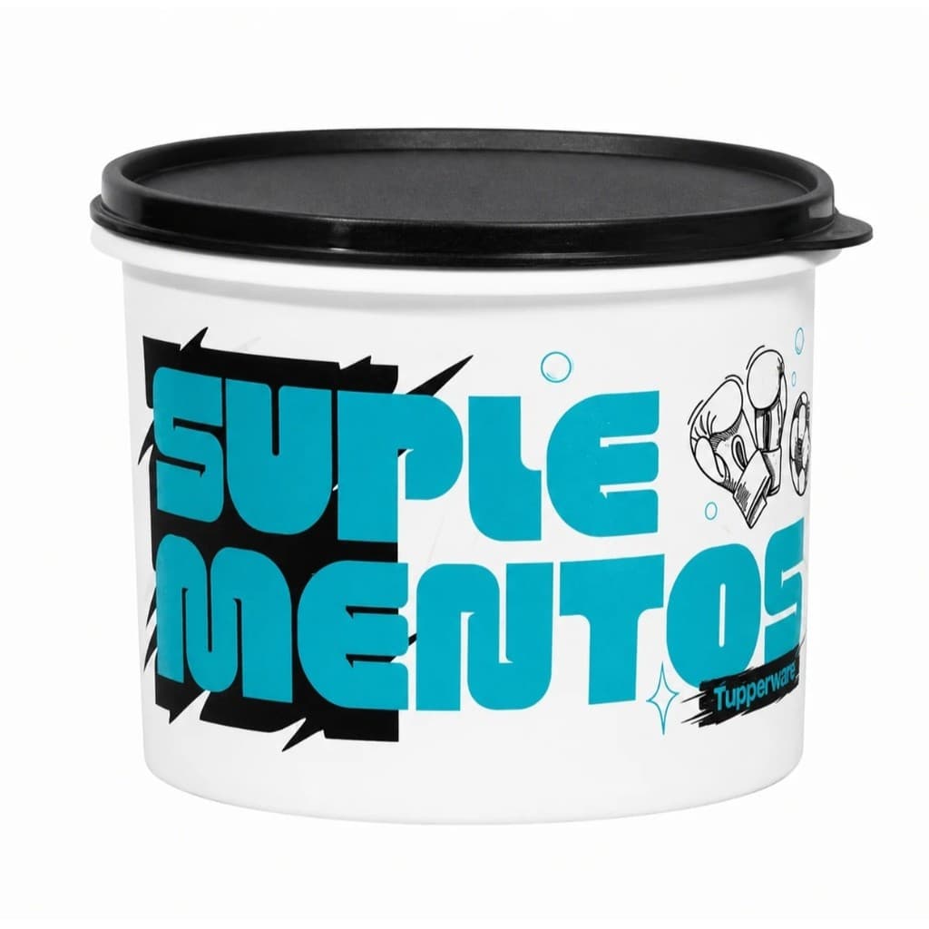 Tupperware Tupper Caixa Suplementos Dose Diária 1,7 litro