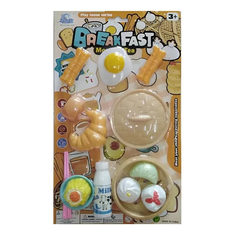 Kit Brinquedo Café Da Manhã Animado Infantil Com 12 Peças