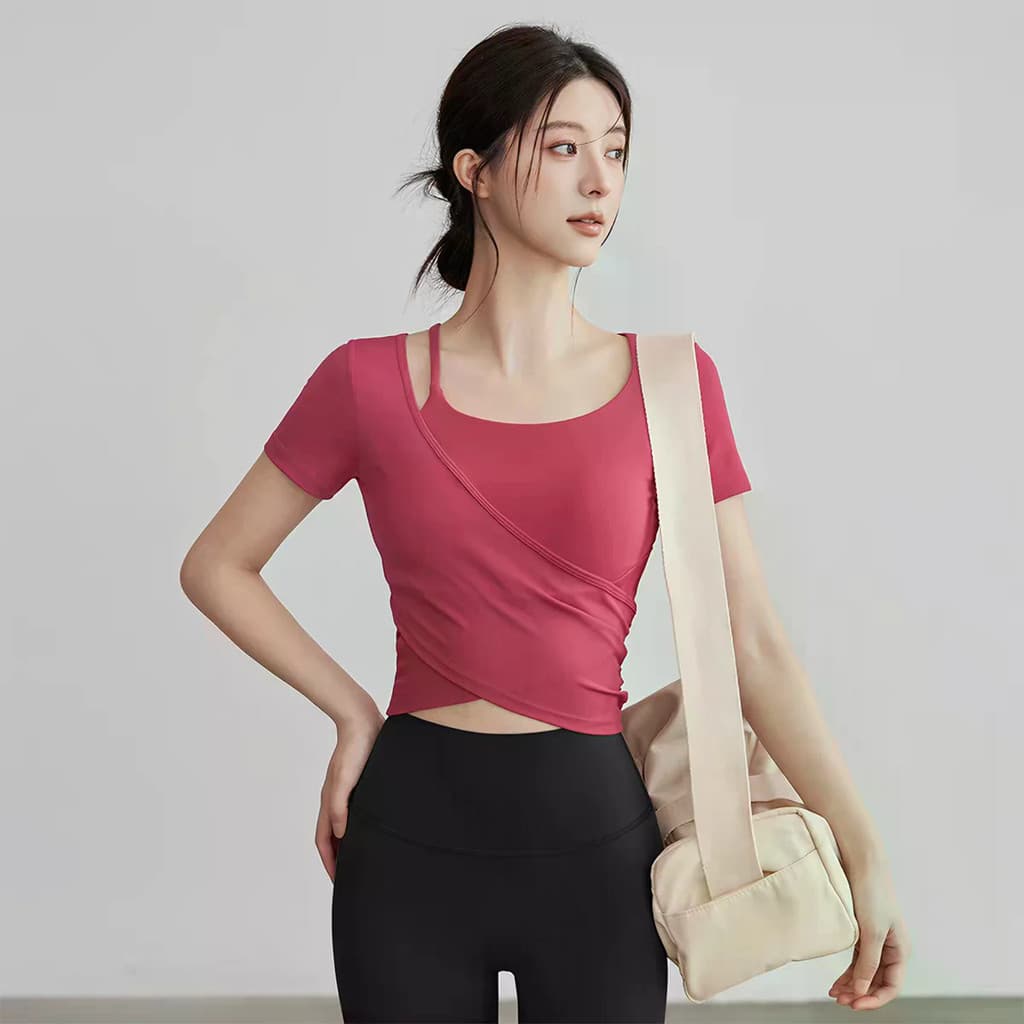 Novos Tops Esportivos Justos Com Almofadas No Peito Para Emagrecer E Bonitos Roupas De Fitness Treinamento De Pilates Ca