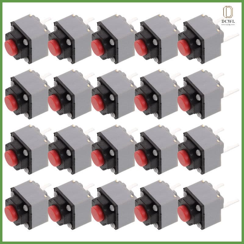 20 Peças Botão Elétrico Design Ergonômico Mouse Leve dachwanli