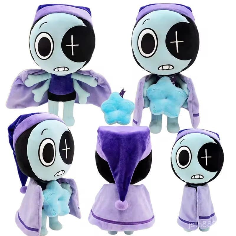 2025JAMXUN Novo Brinquedo de Pelúcia Dandy World Gurdy, Boneca de Pelúcia Fofa Dandy Astrovibor Primeira Edição Rebecca
