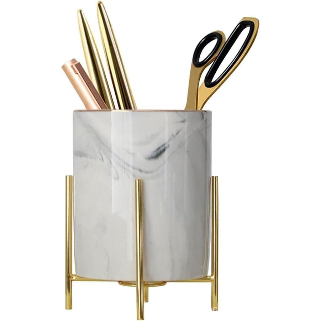 Porta-canetas para Mesa, Decoração Fofa para Casa e Escritório, Porta-pincéis de Maquiagem, Porta-objetos de Papelaria,