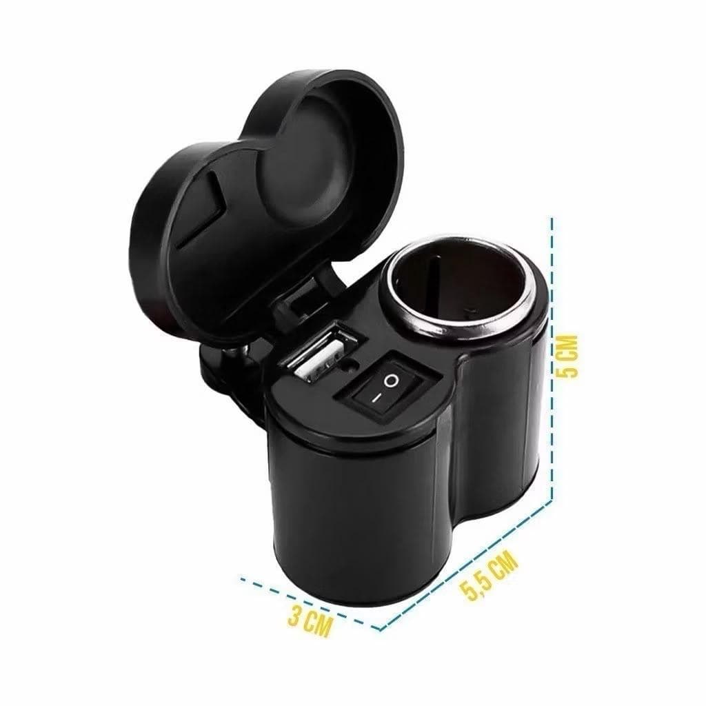 Carregador De Celular Usb Turbo Para Motos ZEM