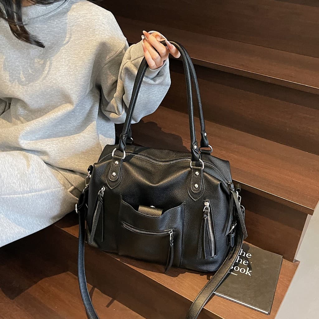 Bolsa tote popular e moderna para o mercado internacional, bolsa feminina de alta qualidade e grande capacidade para uso