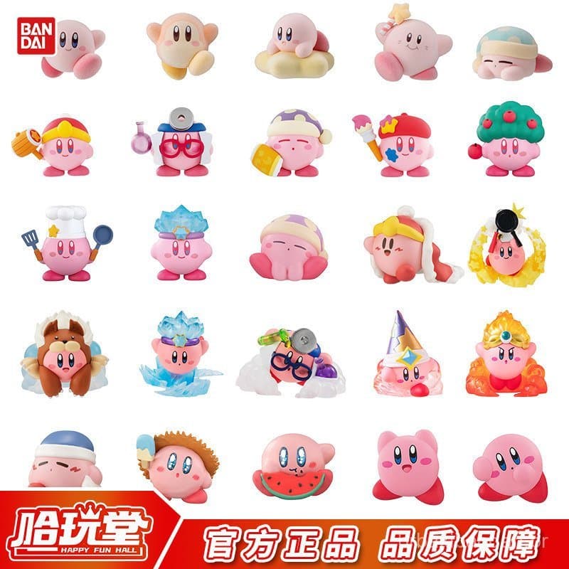 Novo Bandai Shokugan Kirby PUPUPU Pupu Friends Waddle Dee Miniatura em Caixa Gashapon Ornamento