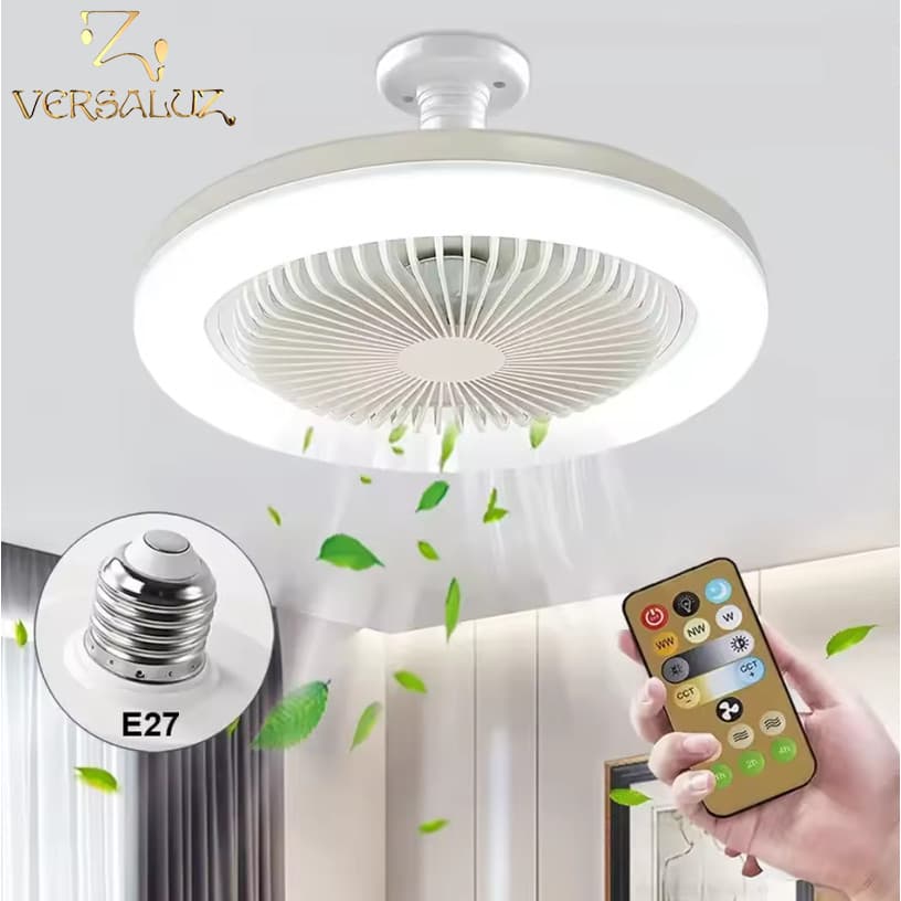 Ventiladores de teto silenciosos inteligentes de alta qualidade com controle remoto e luz LED