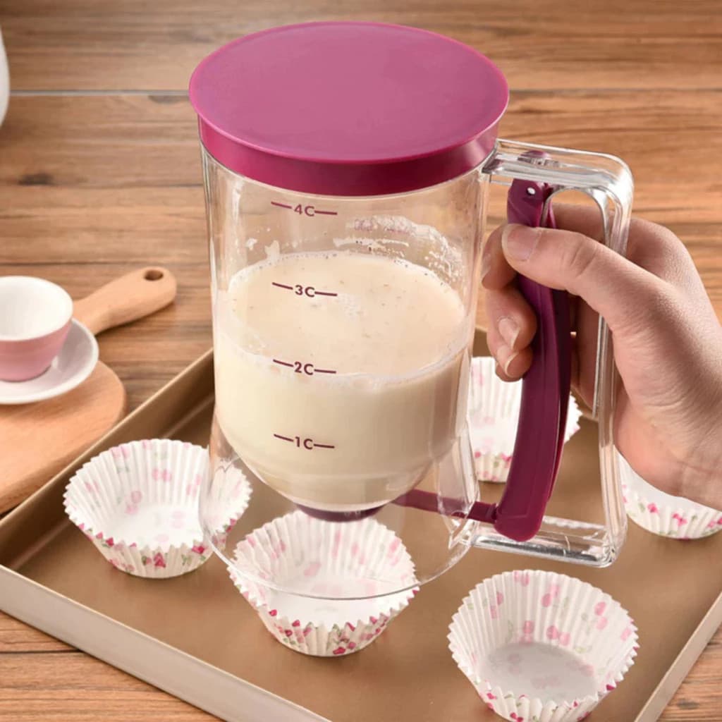 Copo Dispenser Massa Aplicador Cupcakes Panquecas Recipiente Bolacha Biscoito Confeitaria