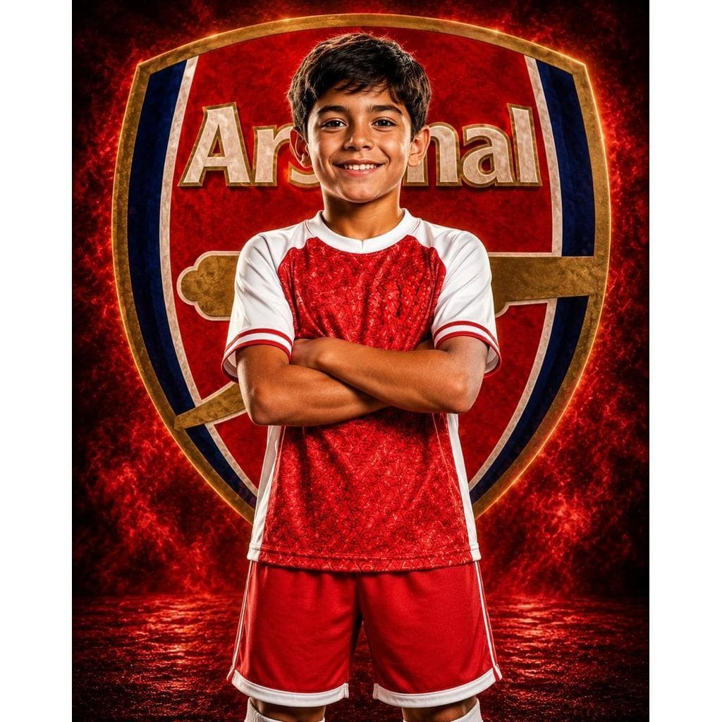 GARANTA A PROMOÇAO Kit Conjunto Infantil 4RSEN4L VERMELHO Camisa e Short Futebol Menino Novo