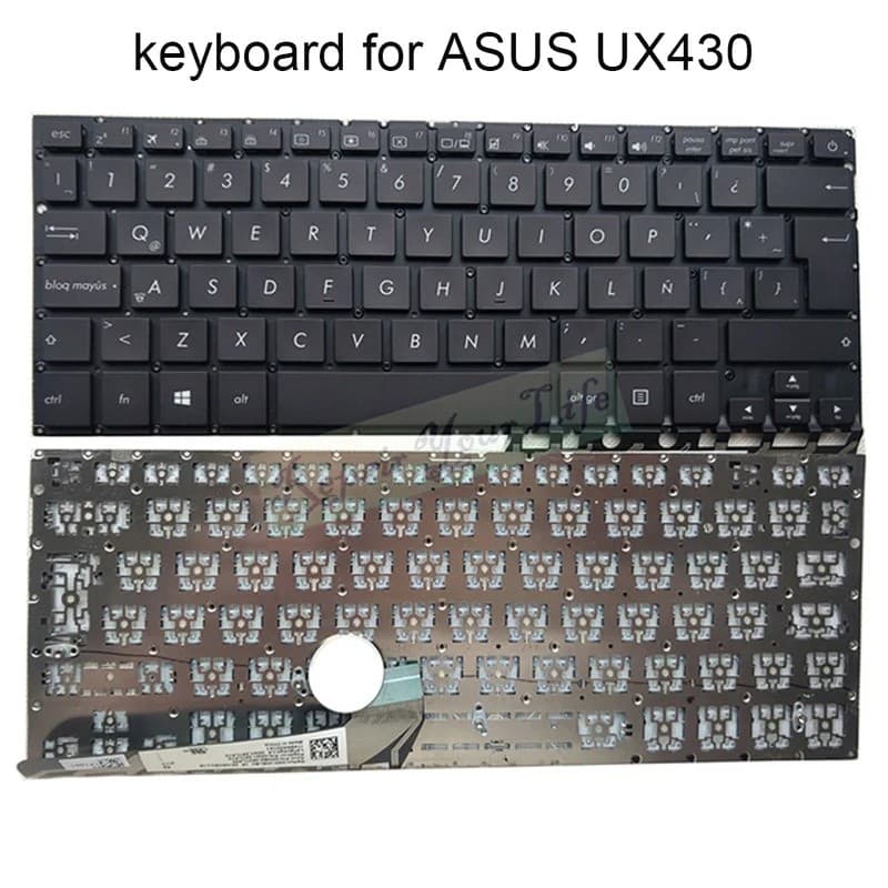 Teclado Retroiluminado Espanhol Latino Para Laptop ASUS ZenBook UX430 UX430U UX430UA UX430UQ UX430UN ES Espanha Teclados