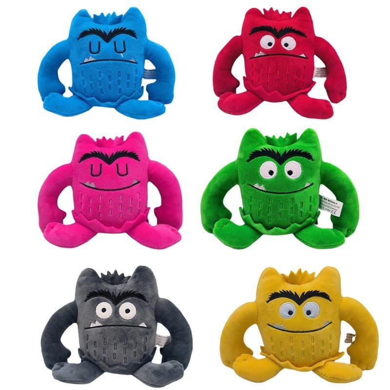 O Monstro Colorido Brinquedo De Pelúcia Crianças Emoção Educação Boneca