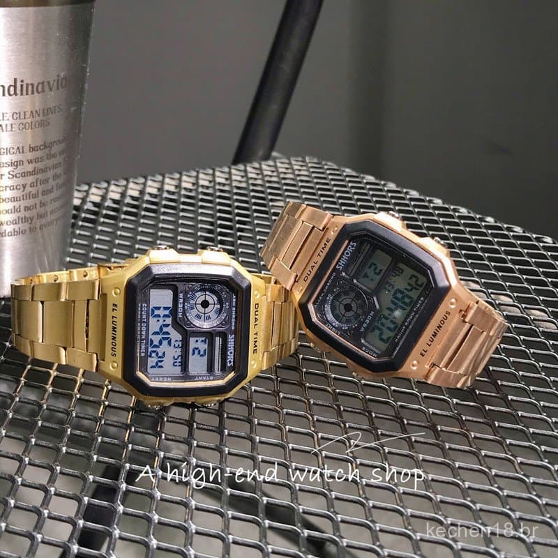 Marca popular e moderna, elegante e estilosa, relógio masculino versátil, moderno e na moda, estilo ins, popular entre o