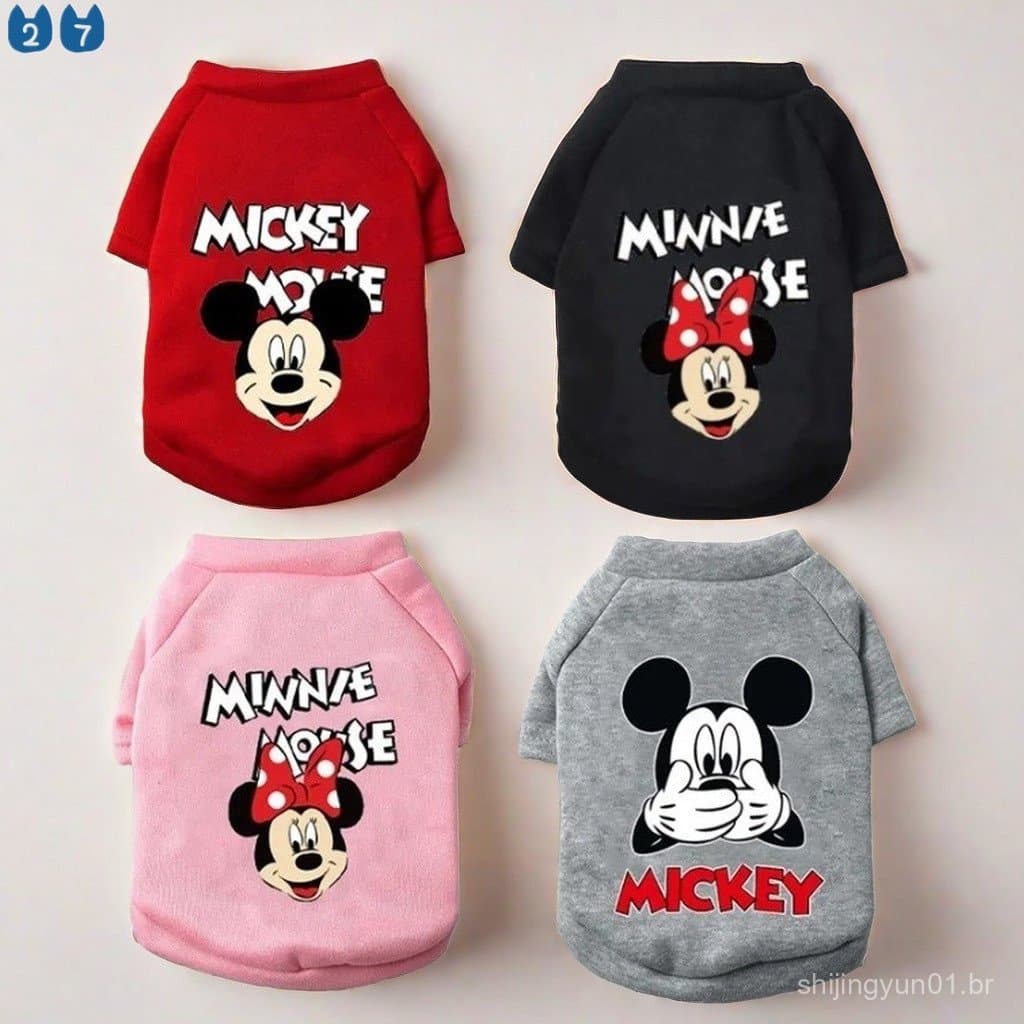 Moletons quentes com estampas de Michimini e Chihuahua, roupas de inverno e suprimentos para animais de estimação 9GNB