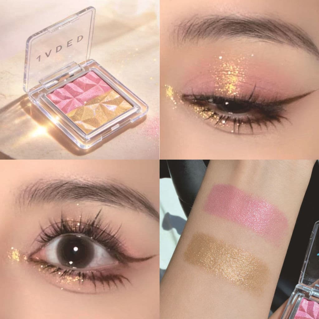 Paleta de Sombras para Olhos JADED com Efeito Perolado e Longa Duração para Uso Diário