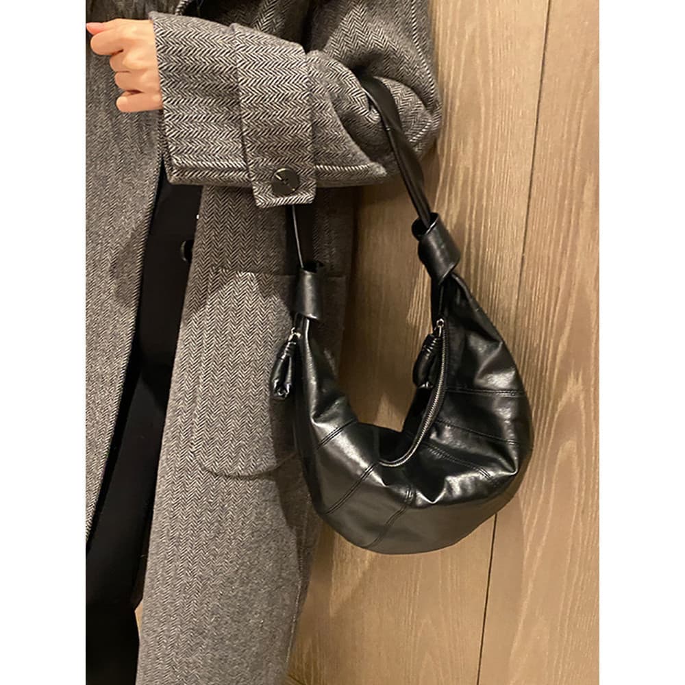 Bolsa mensageiro nas axilas pode se tornar uma bolsa Lee elegante, uma bolsa de ombro em formato de garra de algodão.
