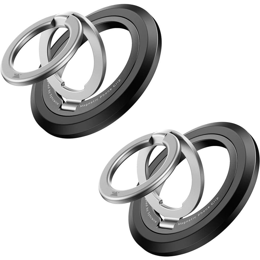 Suporte magnético de dupla face compatível com 360magsafe para telefone, suporte giratório 14max12 com anel magnético 17